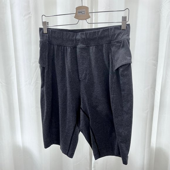Lululemon 9" Men's Dark Gray Sweat Shorts - Picture 1 of 6